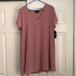 Lulus v neck shift dress